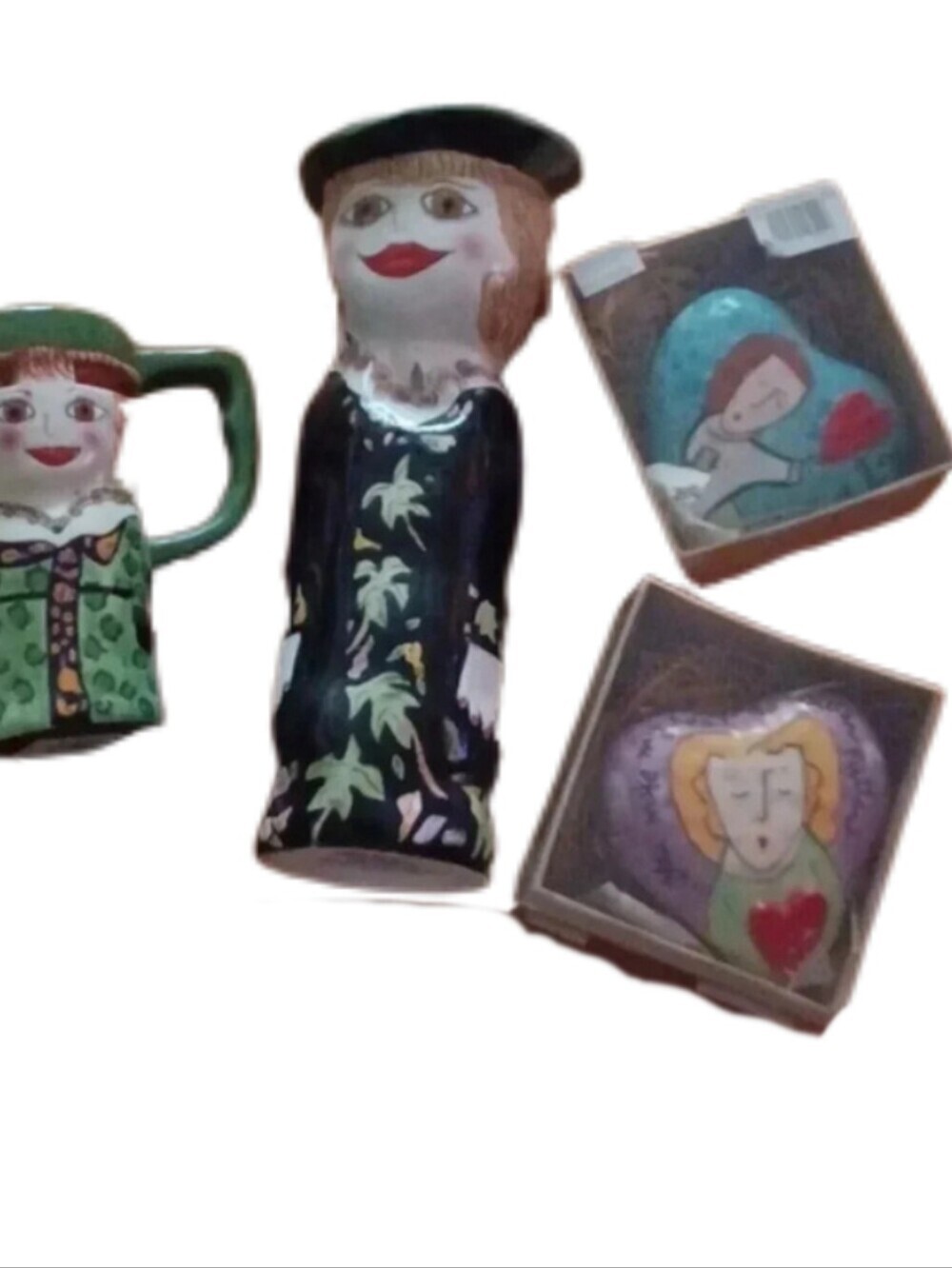 4 Vintage Ceramic items for decoration